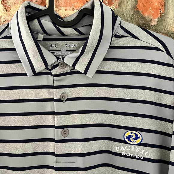 Bandon Pacific Dunes Under Armour Mens Golf Polo Shirt XL 23x30 - Picture 1 of 5